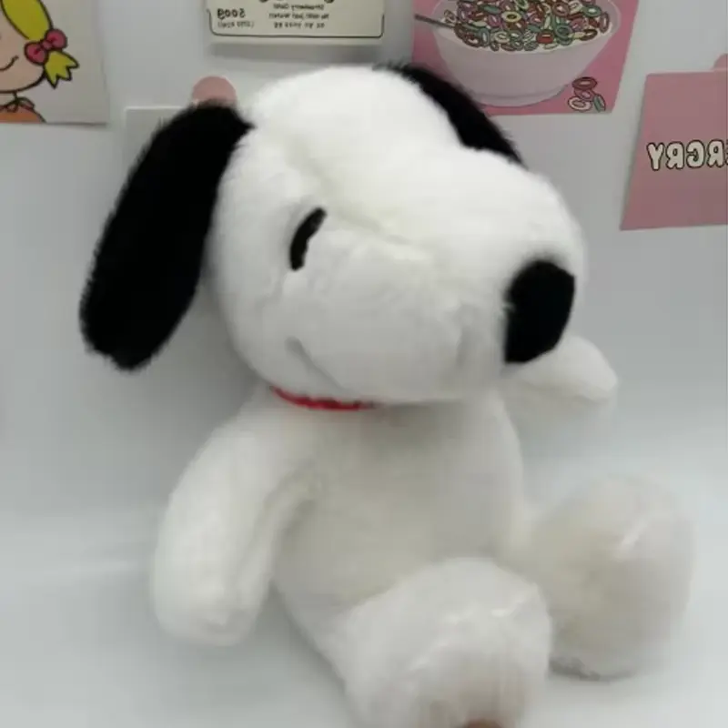 20cm MINISO Snoopy Plush Toy Snoopy Stuffed Doll Children's Toy Snoopy Pillow Korean Lazy Style Home Decoration Gift For Girl