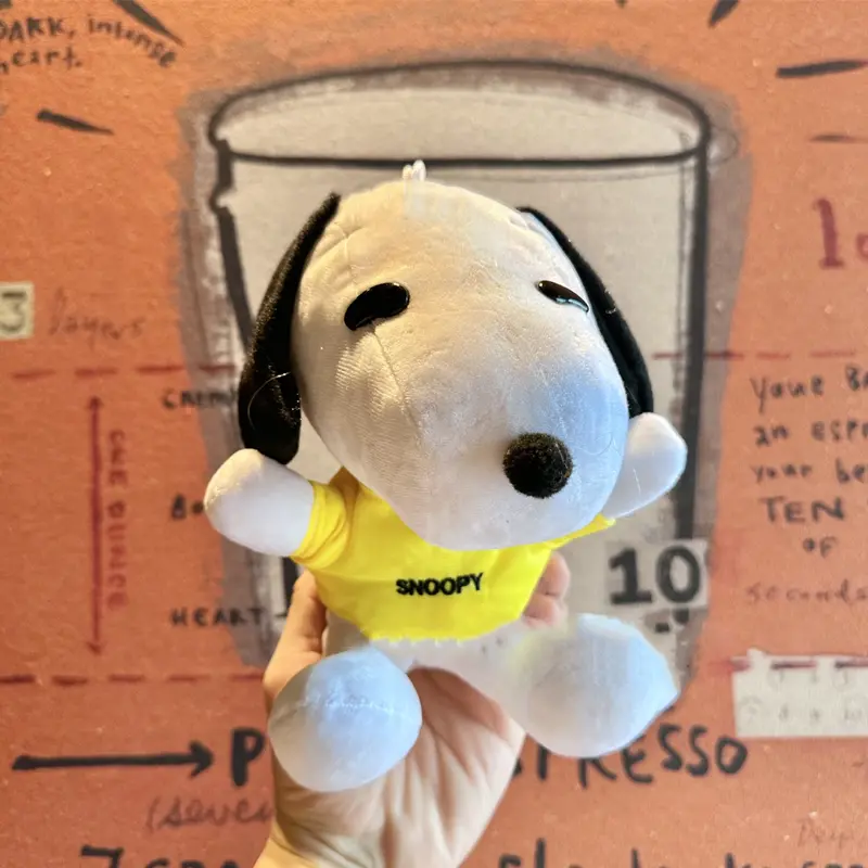 20cm MINISO Snoopy Plush Toy Snoopy Stuffed Doll Children's Toy Snoopy Pillow Korean Lazy Style Home Decoration Gift For Girl