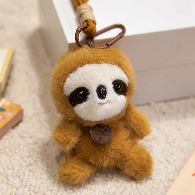 12 Styles Aroma Cartoon Animal Plush Pendants Fox Panda Sloth Piggy Dinosaur Toys Cute Keychain Pendant Bags Decor Car Interior