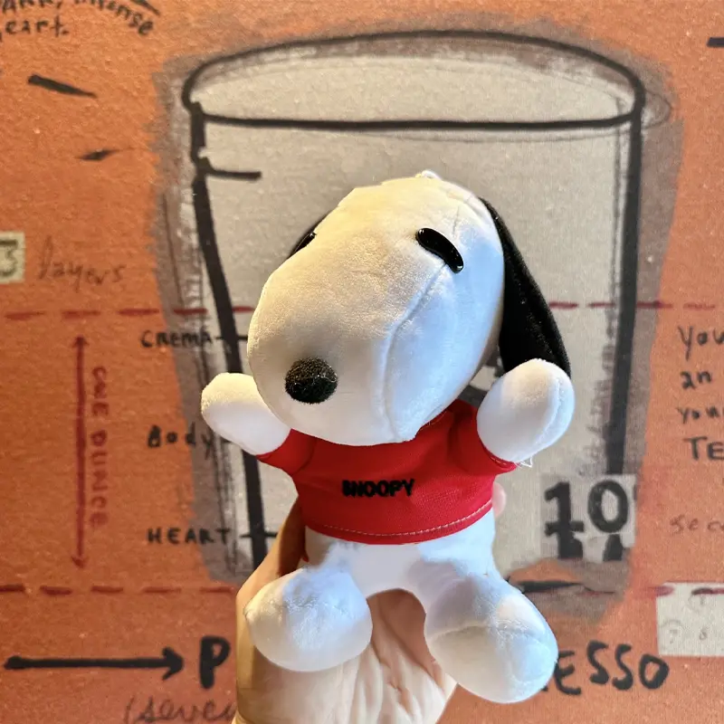 20cm MINISO Snoopy Plush Toy Snoopy Stuffed Doll Children's Toy Snoopy Pillow Korean Lazy Style Home Decoration Gift For Girl