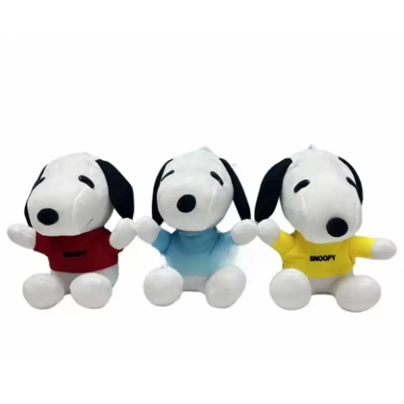 20cm MINISO Snoopy Plush Toy Snoopy Stuffed Doll Children's Toy Snoopy Pillow Korean Lazy Style Home Decoration Gift For Girl