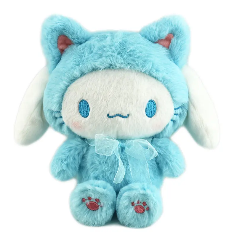 Sanrio Plush Pillow Hello Kitty Kawaii Kuromi Dolls Cartoon Stuffed Plushies Melody Cinnamoroll Pochacco Toys Decoration Gifts