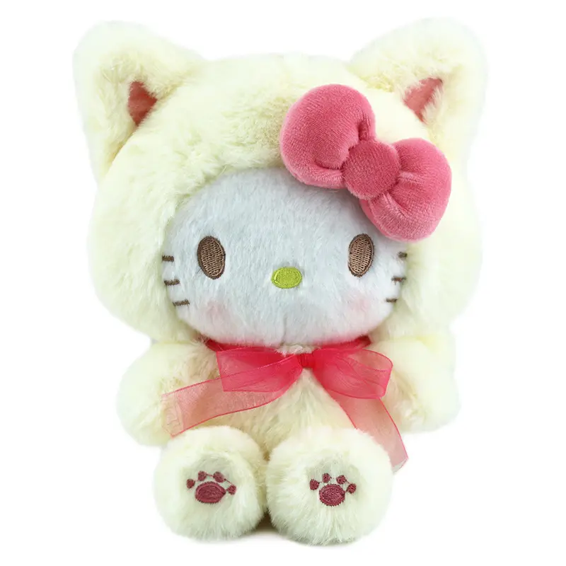 Sanrio Plush Pillow Hello Kitty Kawaii Kuromi Dolls Cartoon Stuffed Plushies Melody Cinnamoroll Pochacco Toys Decoration Gifts
