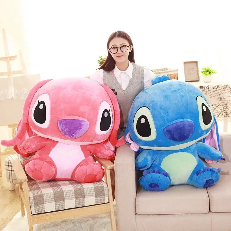 Big Size Disney Lilo & Stitch Stuffed Plush Doll Edition Stitch Plush Doll Creative Kawaii Stitch Pillow Toy Birthday Xmas Gift