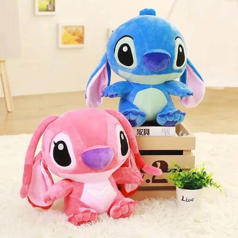 Big Size Disney Lilo & Stitch Stuffed Plush Doll Edition Stitch Plush Doll Creative Kawaii Stitch Pillow Toy Birthday Xmas Gift