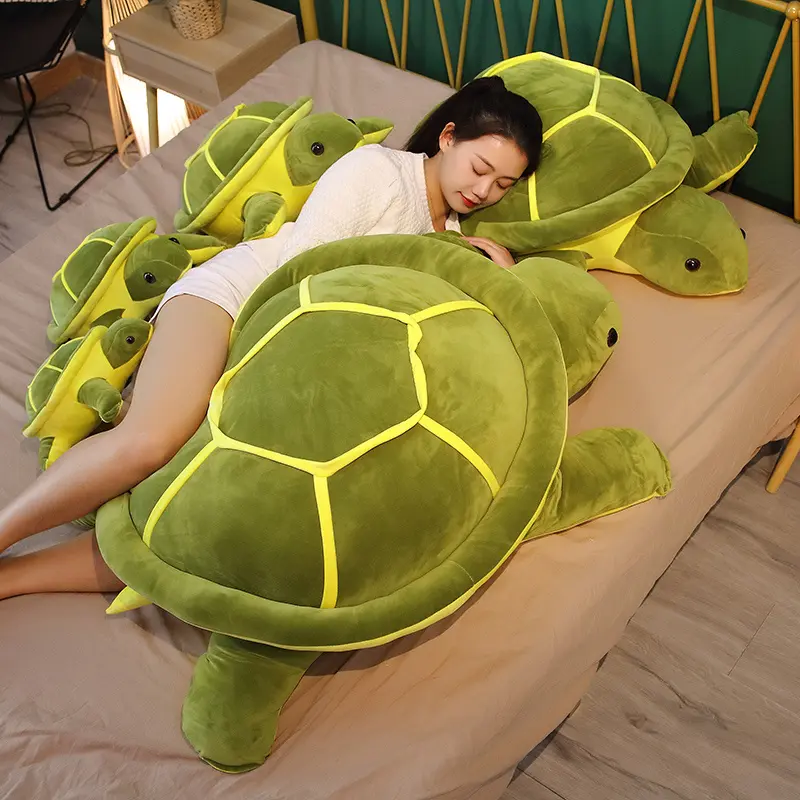 1pc 35-80cm Kawaii Tortoise Plush Toy Stuffed Soft Animal Dolls Cute Sea Turtle Pillow Baby Kids Birthday Gifts