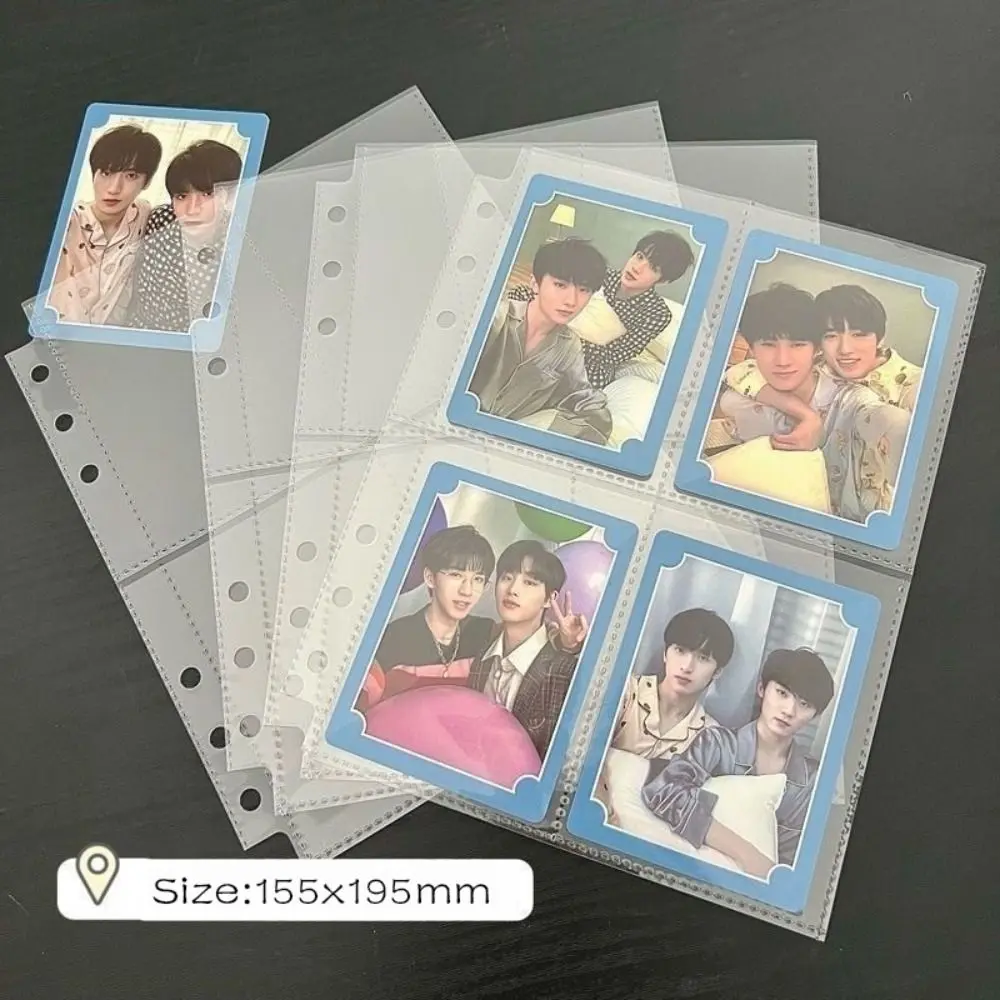 Durable Butterfly Design A5 Photo Album Loose-leaf 3-inch Size 3-inch K-pop Idol Photo Binder Photocard Holder Concert