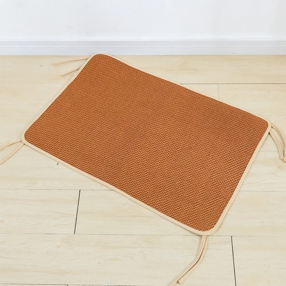 Reversible Cooling Pet Mat Breathable Washable Heat Relief Pad with Straps Wear-resistant Sleeping Rest Pad For Cats Small Dogs