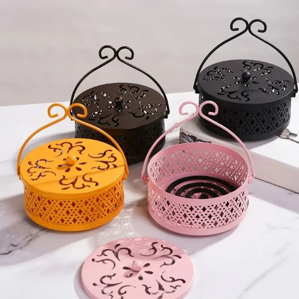 New Insect Repellent Mosquito Coil Tray Holder Anti-fire Cover Incense Burner Sandalwood Anti-Mosquito Mosquito-repellent Holder