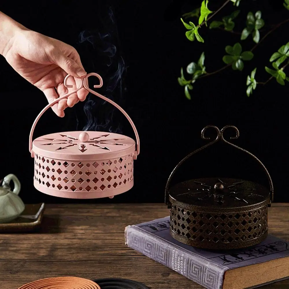 New Insect Repellent Mosquito Coil Tray Holder Anti-fire Cover Incense Burner Sandalwood Anti-Mosquito Mosquito-repellent Holder