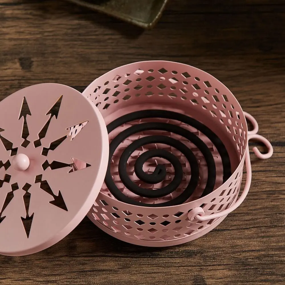 New Insect Repellent Mosquito Coil Tray Holder Anti-fire Cover Incense Burner Sandalwood Anti-Mosquito Mosquito-repellent Holder