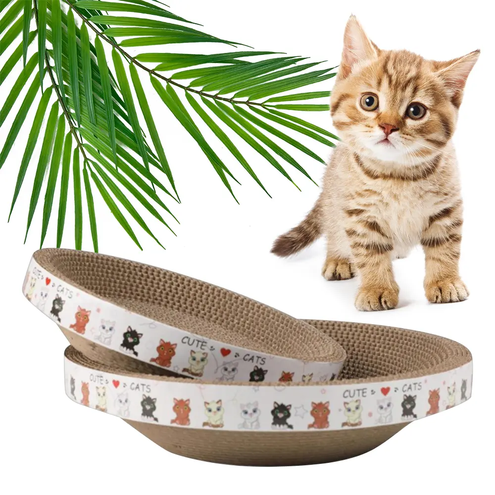 Corrugated Design​​ Cat Scratching Board​​ ​​Scratch-Resistant​​ ​​Cat Bed​​ ​​​Cat Claw Board​​ Pet Sleeping Mat