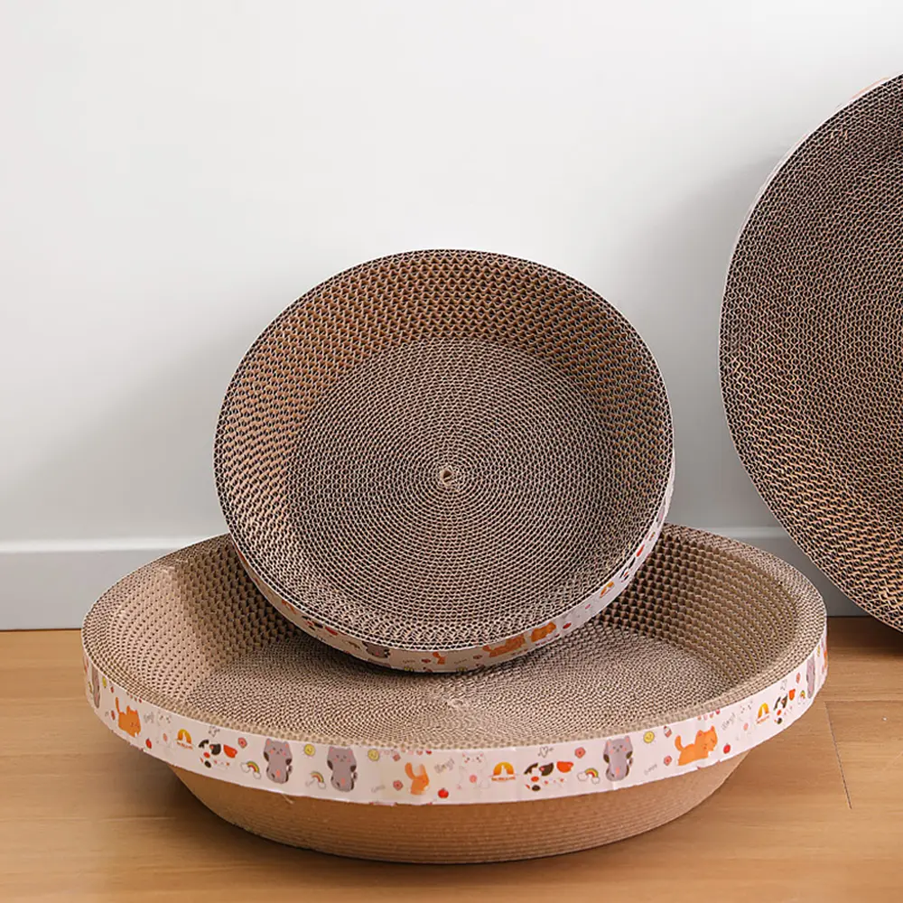 Corrugated Design​​ Cat Scratching Board​​ ​​Scratch-Resistant​​ ​​Cat Bed​​ ​​​Cat Claw Board​​ Pet Sleeping Mat