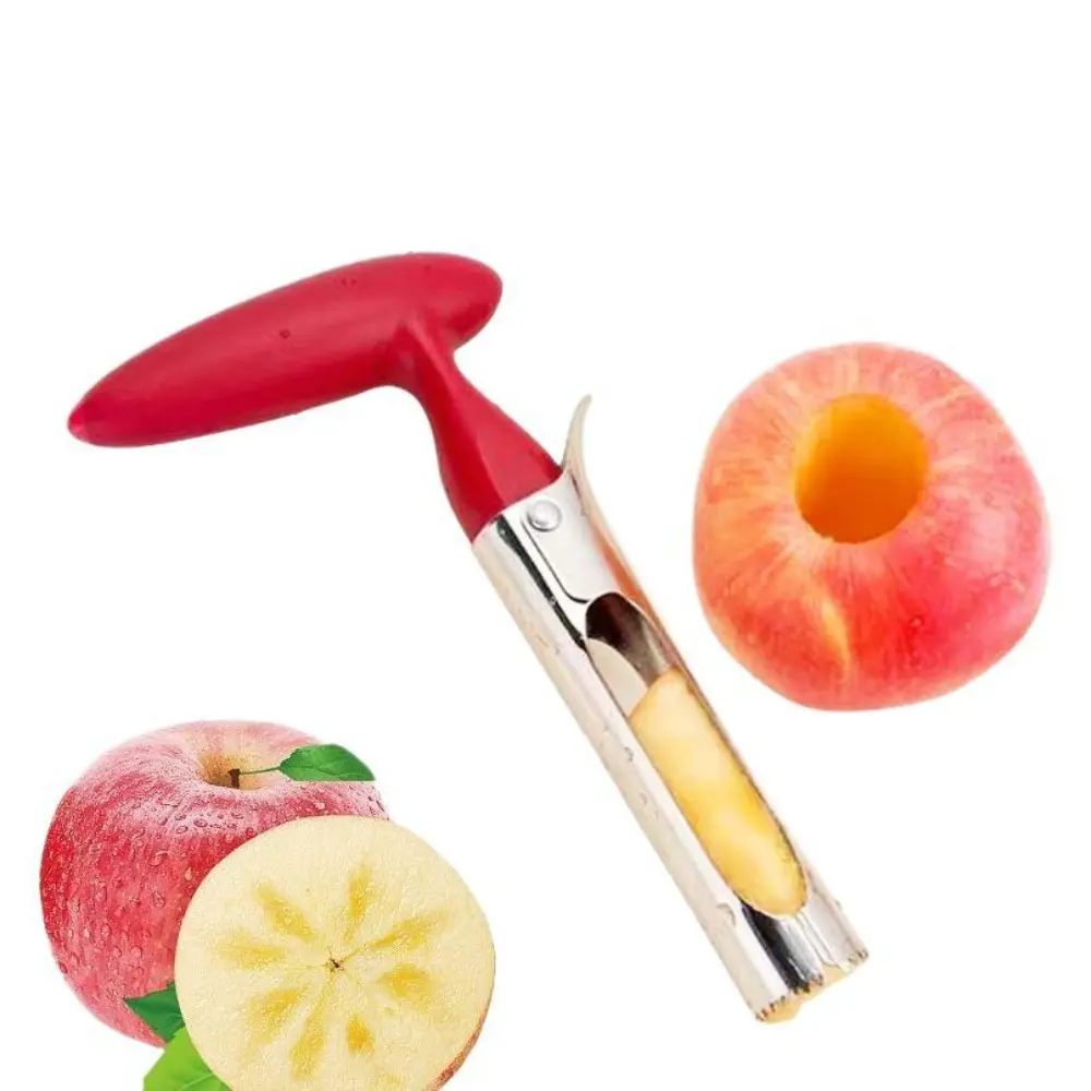 Stainless Steel Apple Core Cutter Sharp Serrature Core Removed Apple Corer Tool Sturdy Easy to Clean Apple Core Remover