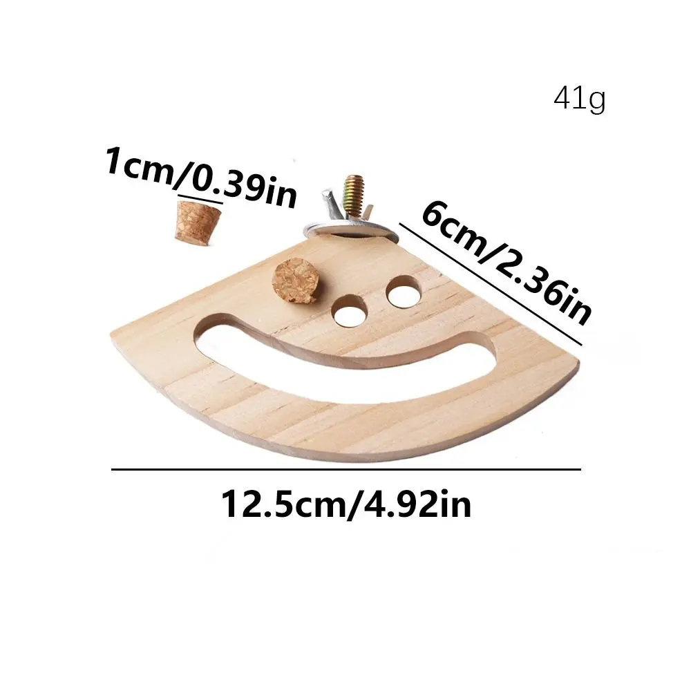 Wooden Parrot Platform Detachable Interactive Play Bird Perch Stand Birdcage Accessories Relieve Boredom Bird Gnawing Puzzle Toy