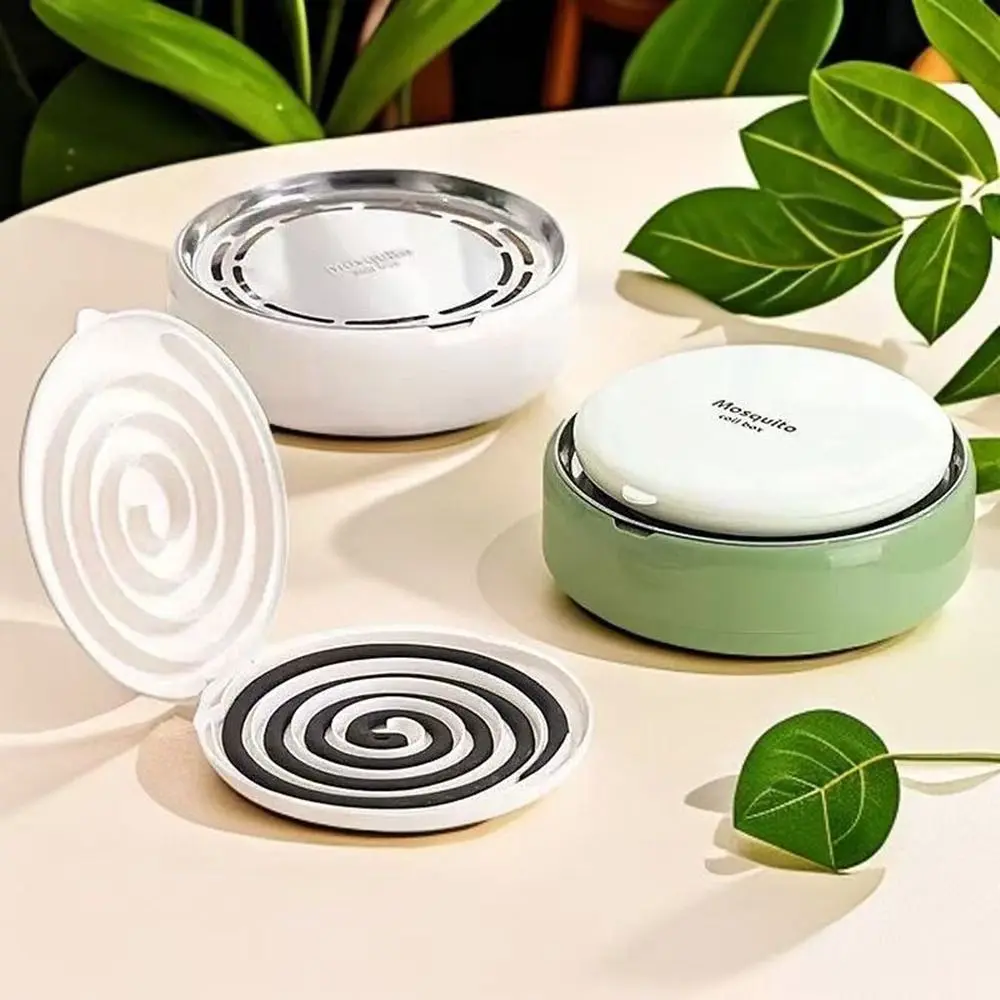 With Tray Mosquito Coil Holder Useful Safe Design Mosquito Coil Bracket Anti-Mosquito Sandalwood Incense Burner