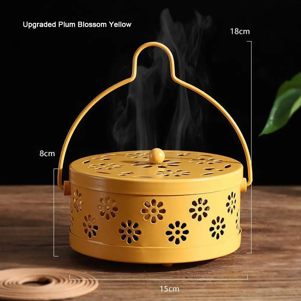 New Insect Repellent Mosquito Coil Tray Holder Cover Sandalwood Incense Burner Anti-Mosquito Anti-fire Mosquito-repellent Holder