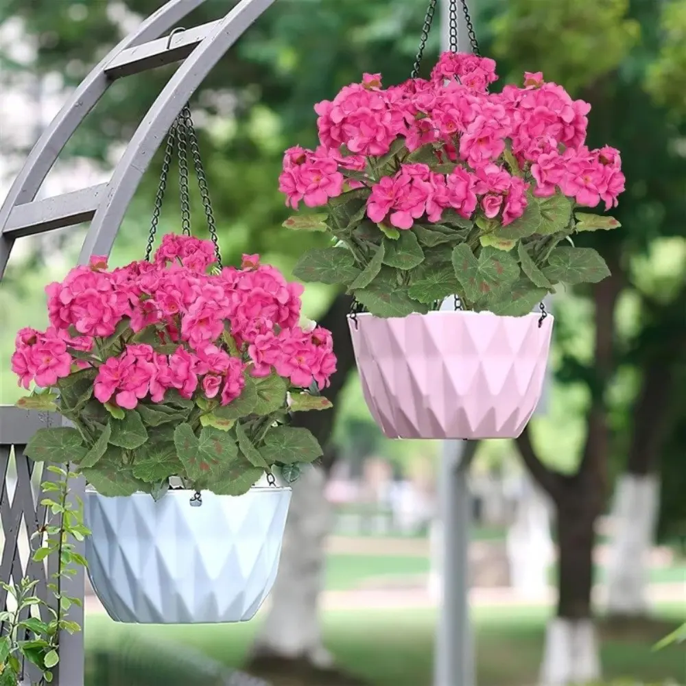 Real Touch 36cm Artificial Begonia Flower Wedding Bouquets Hydrangea Silk Flower Photo Props DIY Fake Flower Party Decor