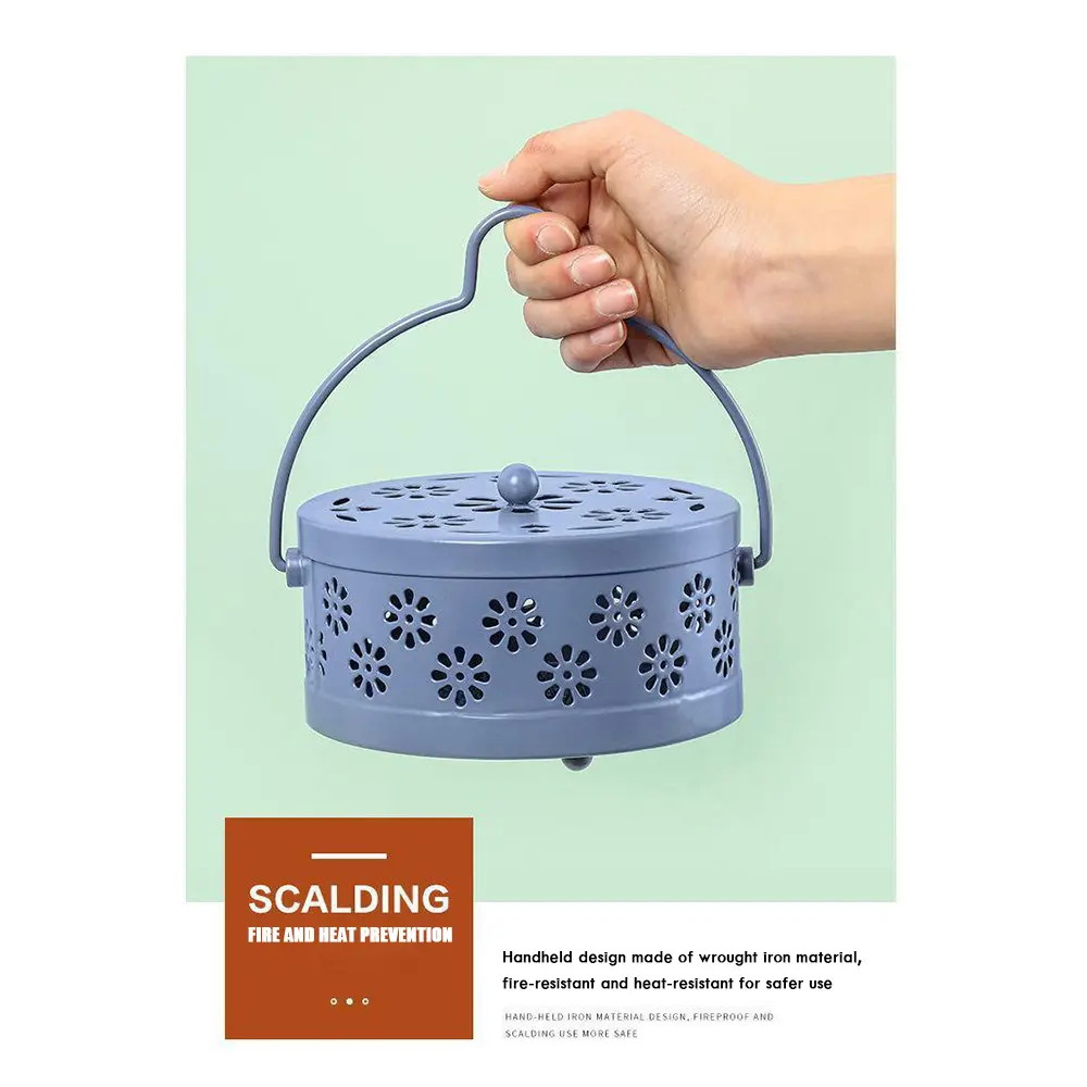 New Insect Repellent Mosquito Coil Tray Holder Cover Sandalwood Incense Burner Anti-Mosquito Anti-fire Mosquito-repellent Holder