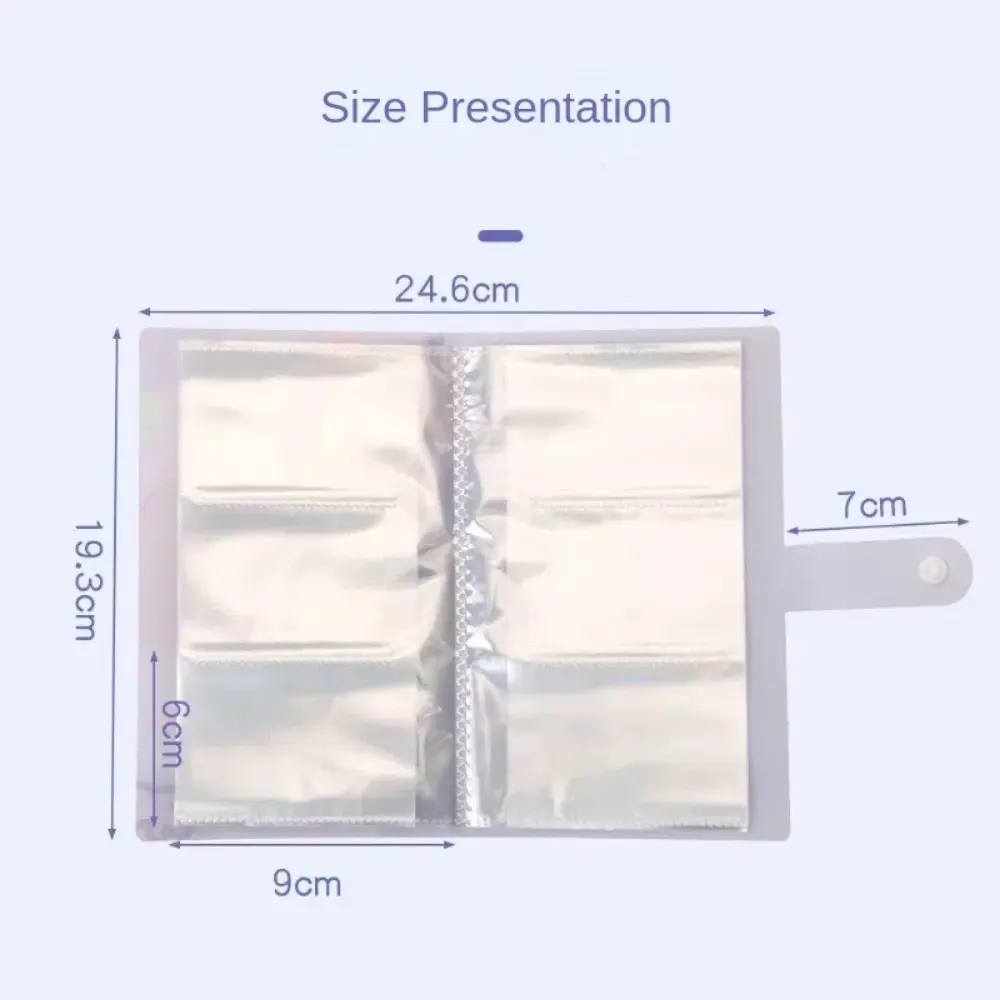Creative 3-inch Photo Album PP Oil Painting Card Holder Small Card 120/240 Slot Postcard Storage Album Card Album