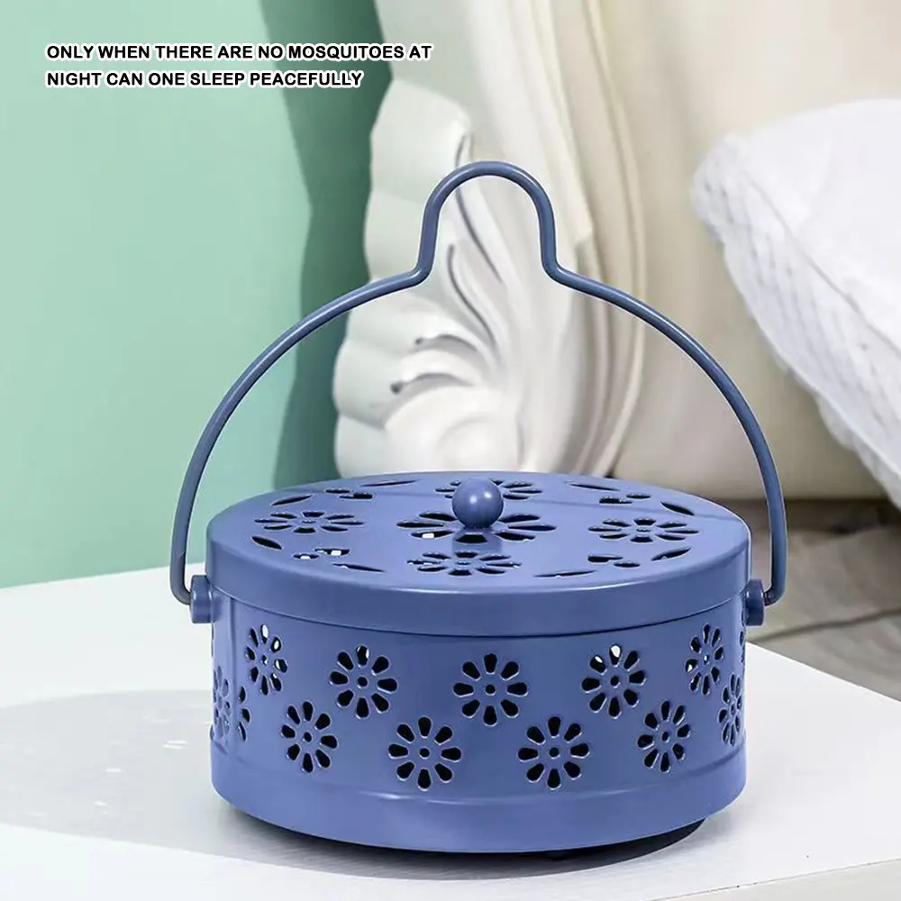 New Insect Repellent Mosquito Coil Tray Holder Cover Sandalwood Incense Burner Anti-Mosquito Anti-fire Mosquito-repellent Holder