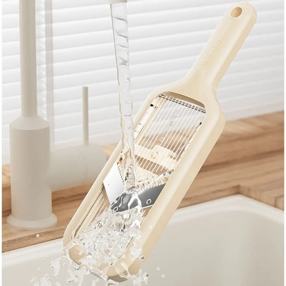 Multifunctional Vegetable Slicer Adjustable Manual Potato Grater 6-Gear with Storage Box Slicer Thin
