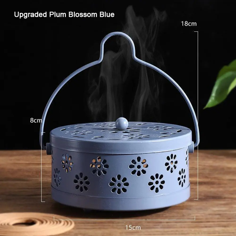 New Insect Repellent Mosquito Coil Tray Holder Cover Sandalwood Incense Burner Anti-Mosquito Anti-fire Mosquito-repellent Holder