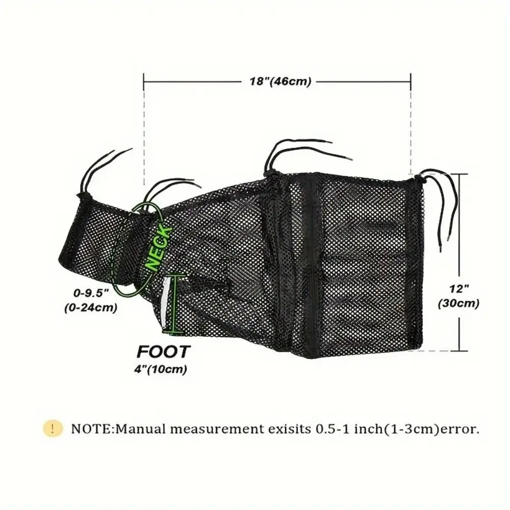 Breathable Mesh Cat Bathing Bag Anti Scratch Adjustable Anti Scratching Bag Anti Escape Cat Grooming Restraint Bag Bathing
