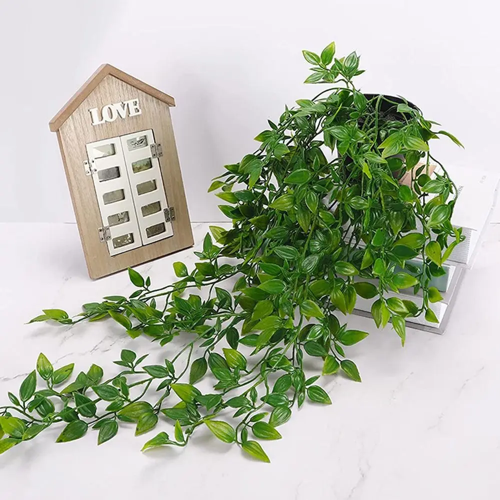 Plastic Material Persian Fern Leaves Leaf Grass Texture Vine Design Artificial Plant Succulent Shape Hanging Style Fake Plants