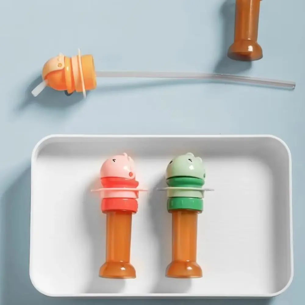 Straw Design Baby Water Bottle Cap Cover Reusable Rotary Straw Cover Anti-Choking Drinking Bottle Lid Compact Infant Sip Lid