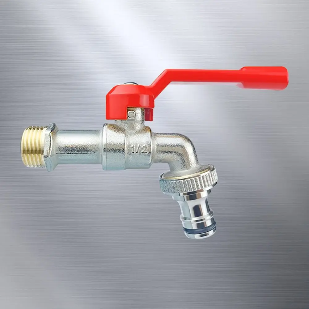 All Copper Tap Water Faucet 4/6/8 Points Garden Irrigation Valve Switch Thread One Into One Out Water Splitter Connector