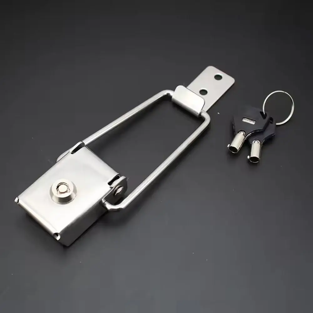 304 Stainless Steel Light Box Lock 90/120/150/170/190/210mm Multifunctional Advertisement Column Extended Lock