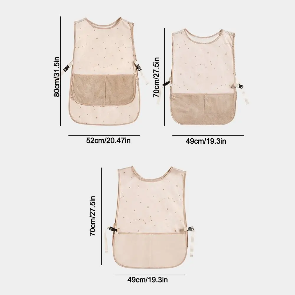 Waterproof Stain-Resistant Apron Wipeable Hands Breathable Kitchen Aprons Vest Style Anti Dirty Sleeveless Apron