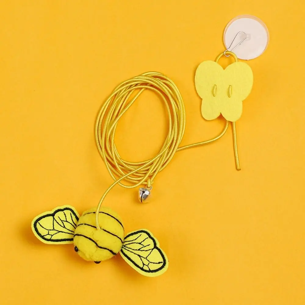 Funny Playing Interactive Cat Toy Relieve Boredom Self Amusement Cat Teaser Scalable Swaying Hanging Simulation Cat Cat Supplies