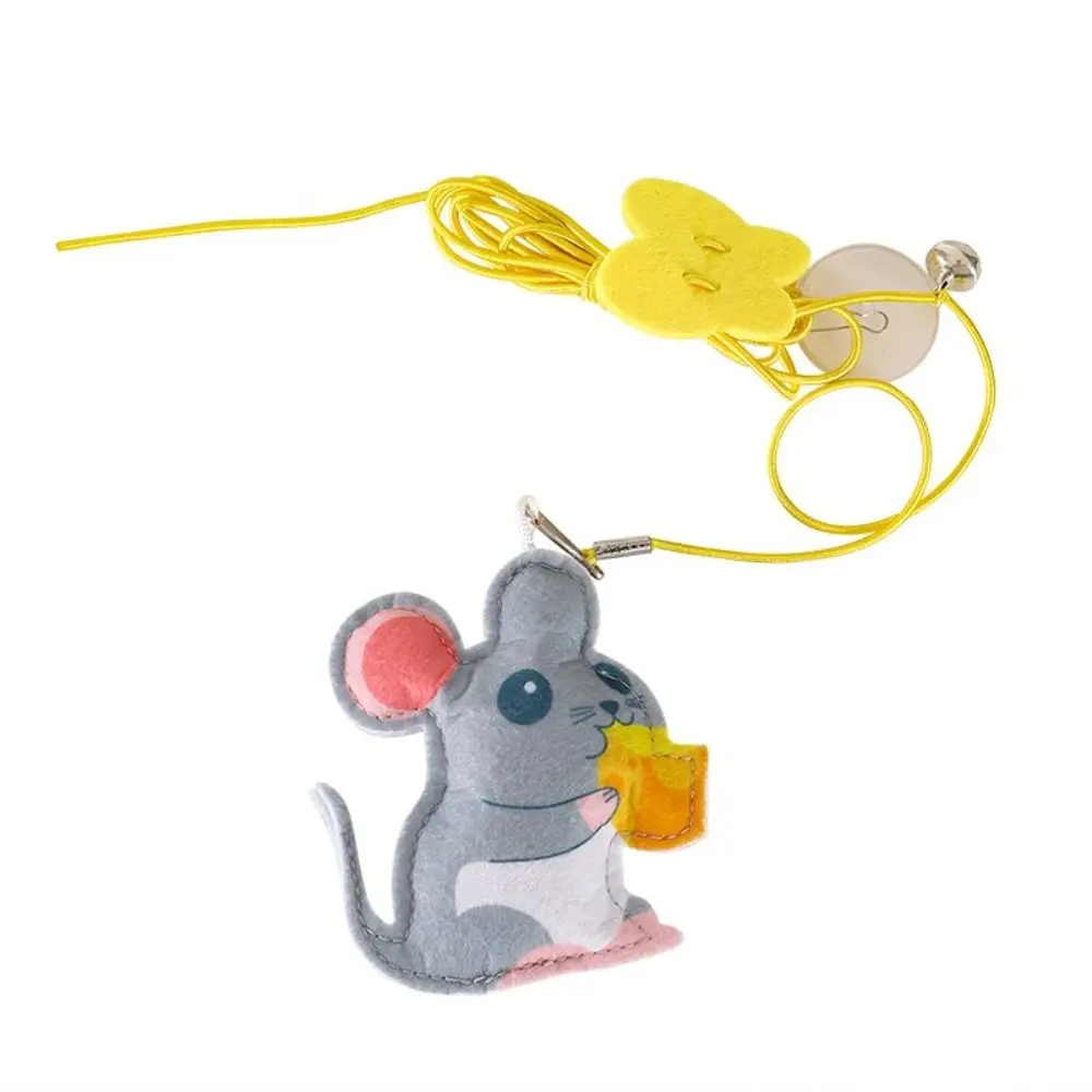 Funny Playing Interactive Cat Toy Relieve Boredom Self Amusement Cat Teaser Scalable Swaying Hanging Simulation Cat Cat Supplies