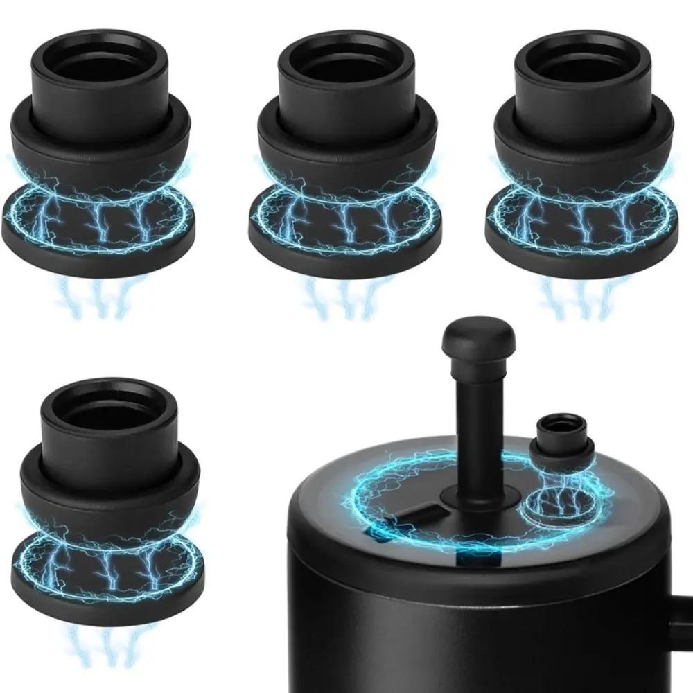 Portable Magnetic Suction Straw Cap Drinking Dust Plugs Tips Cover Water Bottle Accessories Silicone Straw Caps Reusable