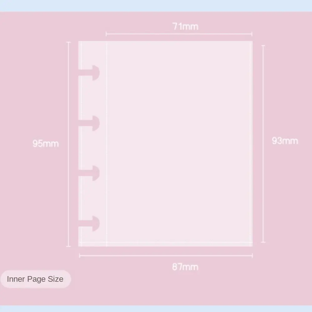 2025 Ballet Silk Ribbon Card Album PP Mini Photocard Binder 3 Inch with 20 Internal Pages Collectible Card Album Unisex