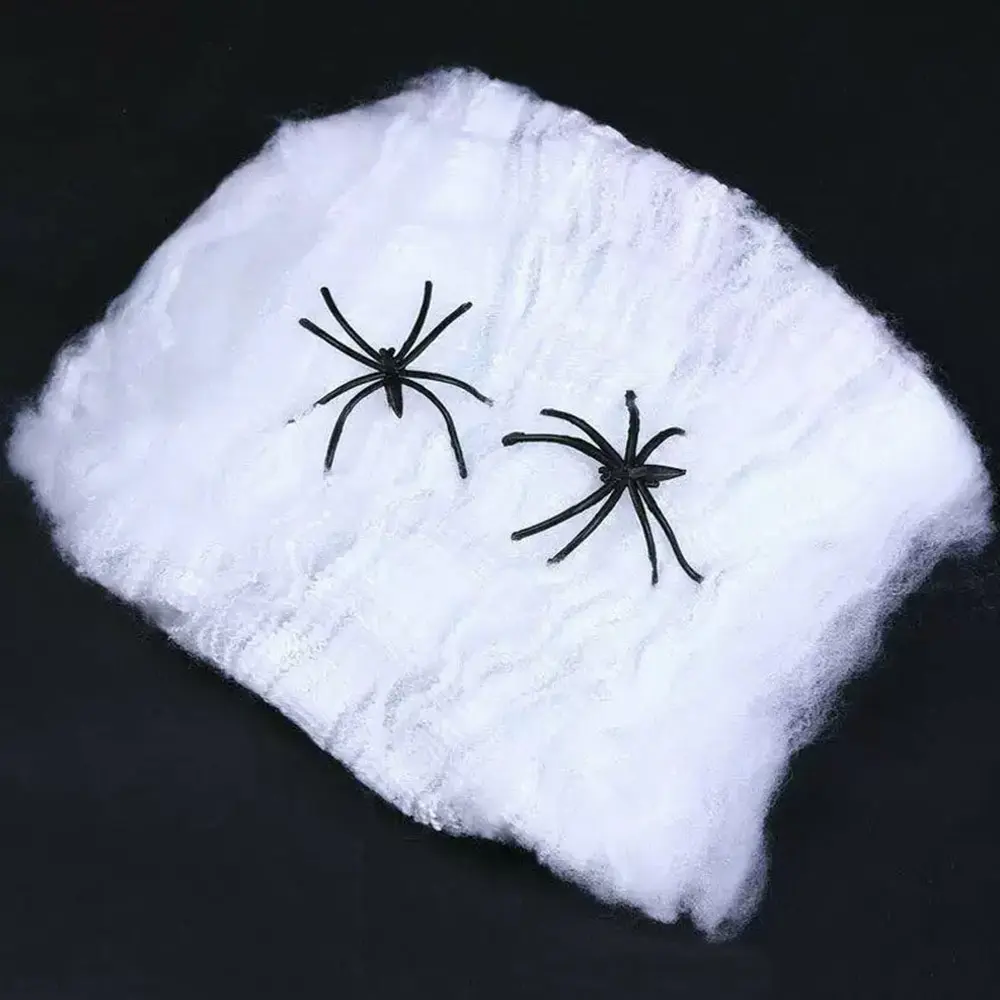 Fashion Spider Halloween Horror Prop Horror White House Decoration Party Courtyard Spider Cotton Decorations Outdoor