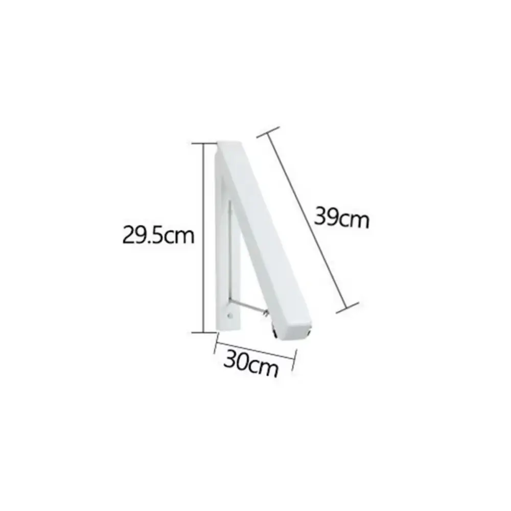 Portable Wall Mounted Drying Rack Foldable Retractable Clothes Storage Hanger Installation Clothes Organizer For Clothes