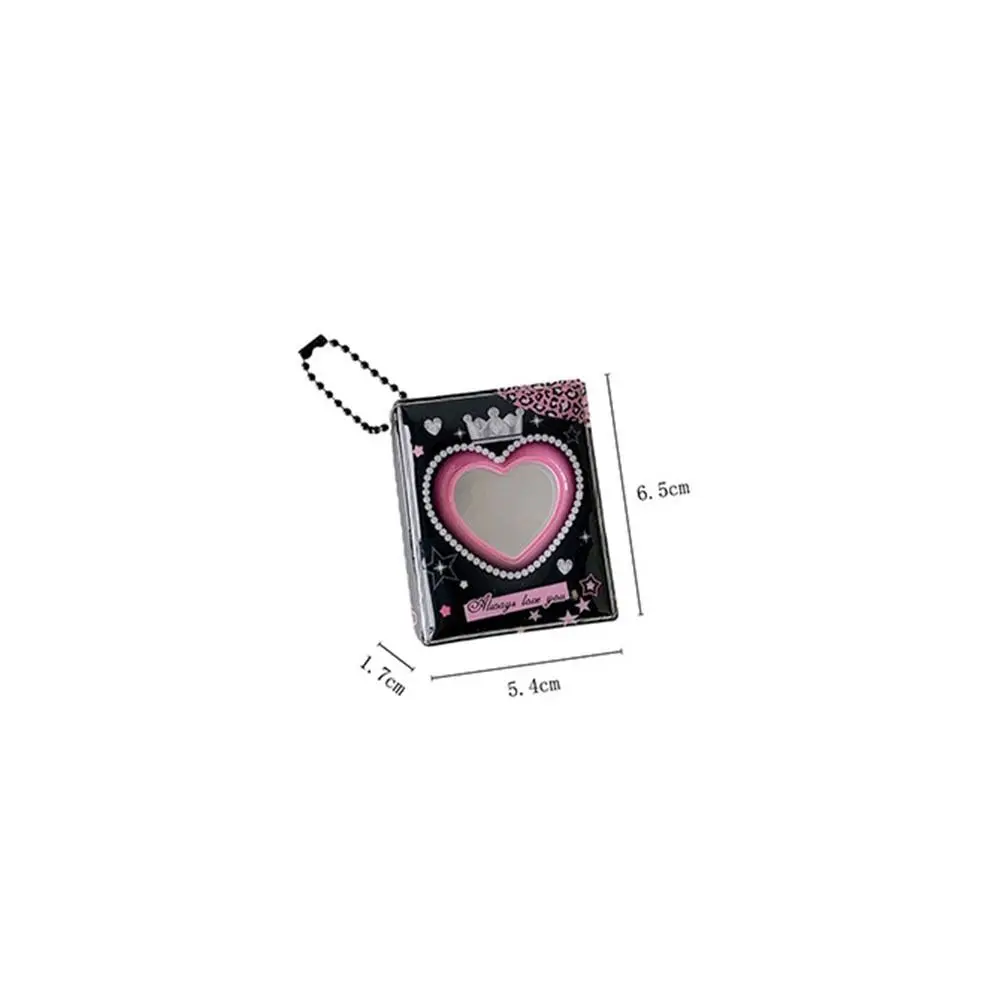 New 16 Pockets Photo Album Mini Heart Hollow Photo Holder Idol Photocards Holder