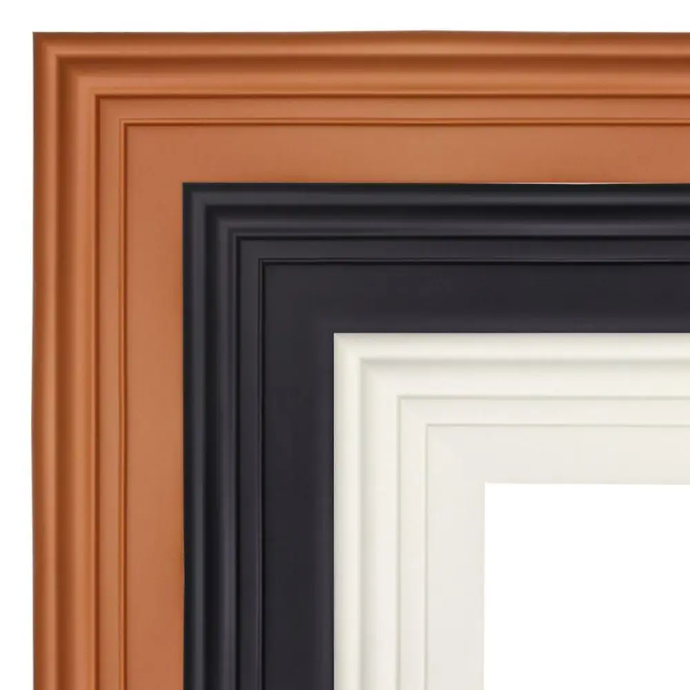Self Adhesive Baseboard Trim Paintable Peel and Stick Molding Trim Strip Caulk-Compatible Hardened Skirting Line Household