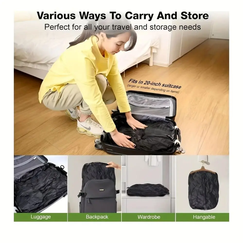 Reusable Vacuum Bags for Travel Folding Dustproof Vacuum Compression Bag Waterproof Space Saver Luggage Vacuum Storage Bag