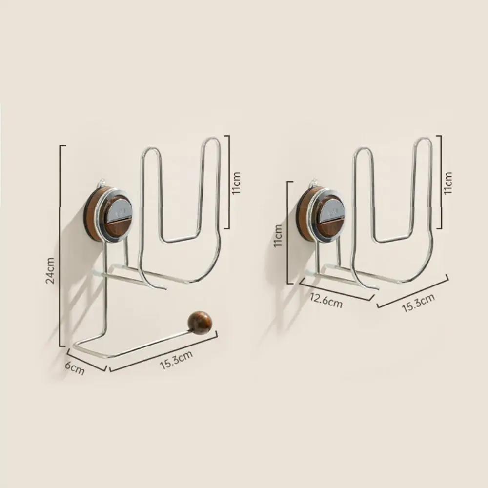 New Suction Cup Wall Mounted Tissue Box Punch Free Space-saving Paper Towel Holder Stainless Steel Napkin Container Bathroom