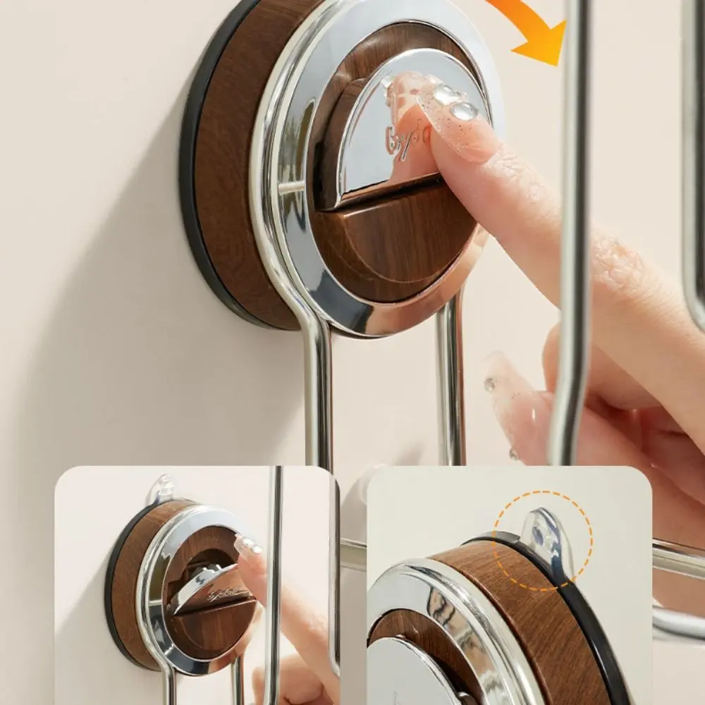 New Suction Cup Wall Mounted Tissue Box Punch Free Space-saving Paper Towel Holder Stainless Steel Napkin Container Bathroom