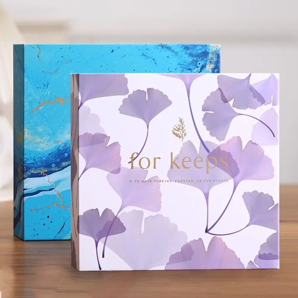 200 Sheets 6-inch Photo Album Interleaf Style 4R Size Creative Photo Album Anniversary Edition Writable Vintage Photo Album