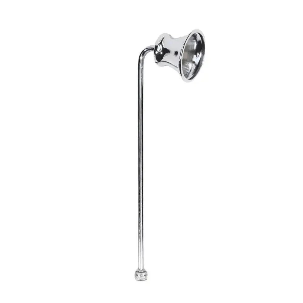Elegant Bell-shape Candle Snuffer 18cm Handle Gold/Black/Silver Fire Extinguisher Metal Wick Cover SPA Hotel