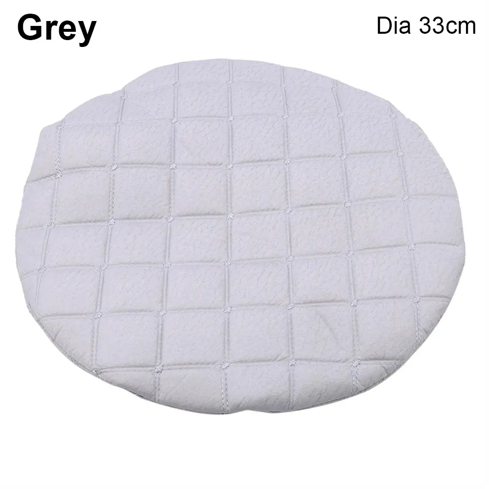 1Pcs New Round Chair Cushion Cover Removable Elastic Swivel Chair Cover Mat 33cm Bar Stool Cover Home Kitchen Office