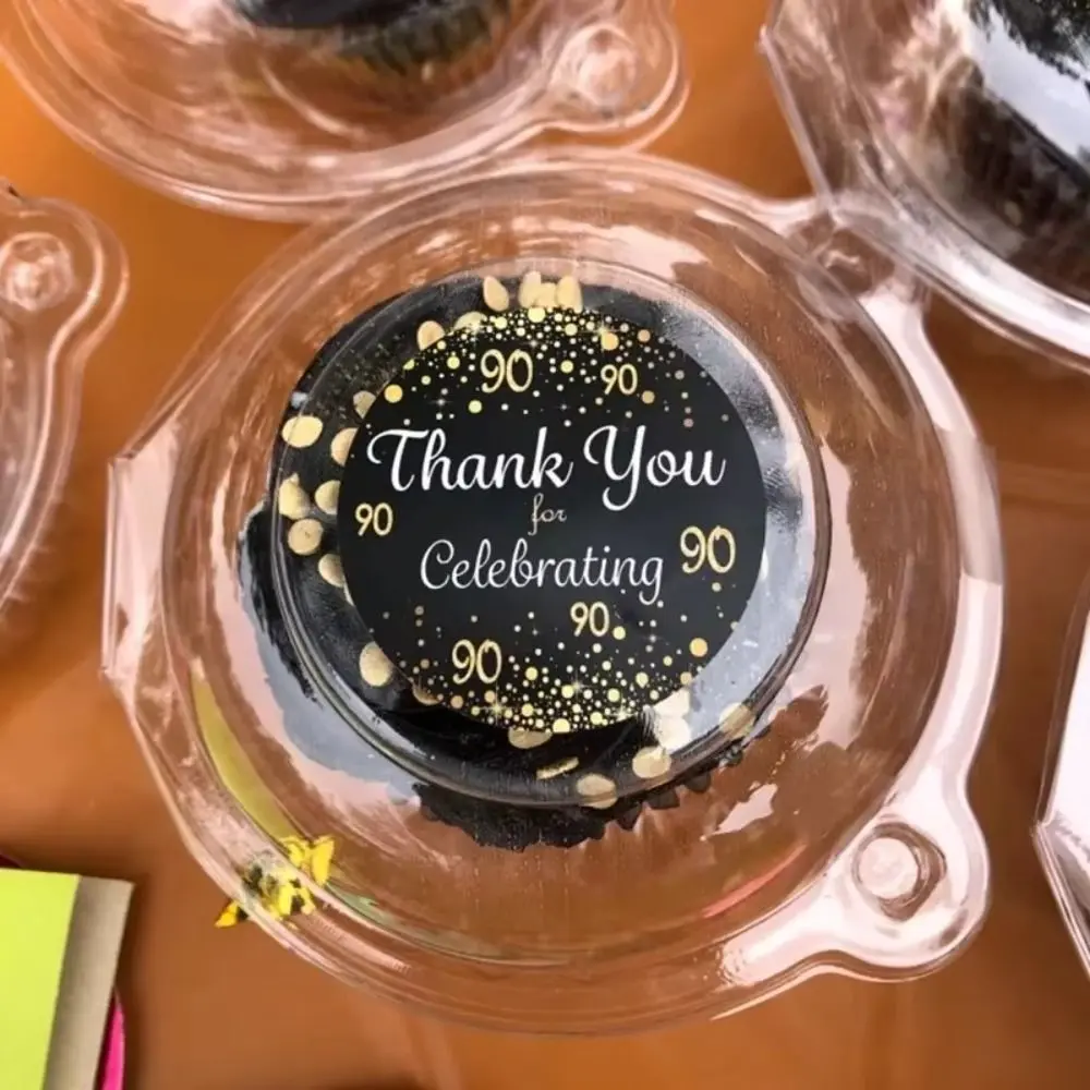 50/100 PCS 2025 Disposable Cake Packaging Box Plastic Multifunctional Muffin Container Multipurpose Dessert Box