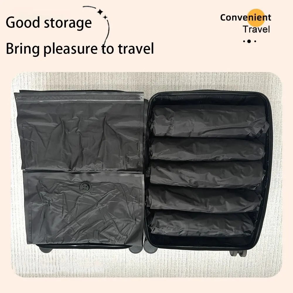 New Reusable Hand Roll Vacuum Bags Space Saver Dustproof Vacuum Compression Bag Portable Luggage Vacuum Storage Bag for Travel