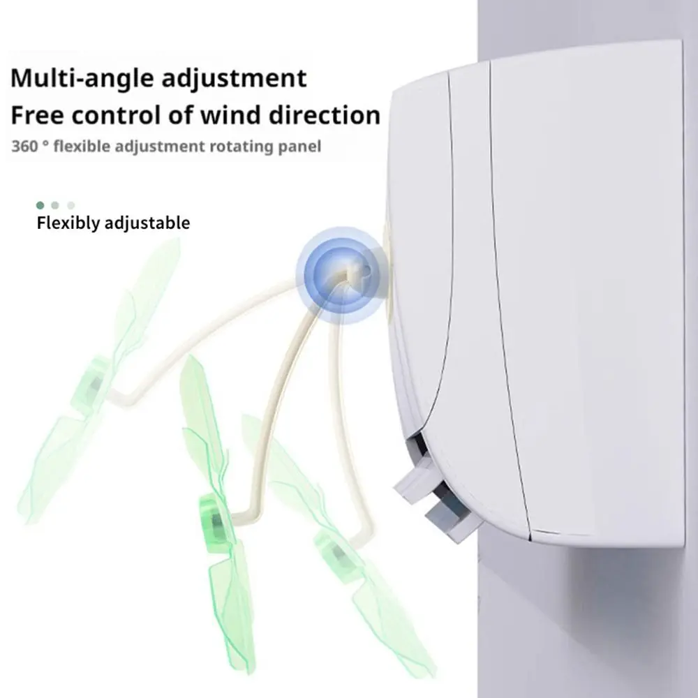 1/3pcs Windmill Shaped Air Conditioning Windshield Suction Cup Adjustable Angles AC Deflector Fan Universal Anti-Direct Blow
